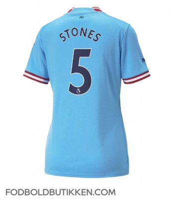Manchester City John Stones #5 Hjemmebanetrøje Dame 2022-23 Kortærmet